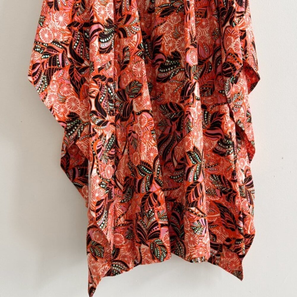 A.L.C. • Adriana Dress in Orange/Rose Multi • 0 - Picture 10 of 14